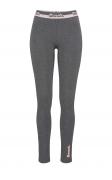 Marken-Leggings grau-melange