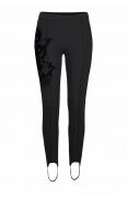 Marken-Leggings schwarz Gr. S