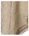 Marken-Leinencape beige-taupe