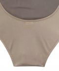 Marken-Monokini taupe