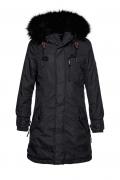 Marken-Parka Babette navy-schwarz