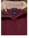 Marken-Parka New Starli weinrot