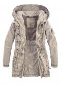 Marken-Parka VANITY beige