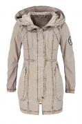 Marken-Parka VANITY beige