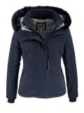 Marken-Parka blau