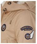 Marken-Parka camel