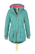 Marken-Parka mint