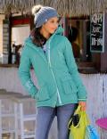 Marken-Parka mint