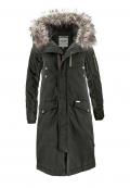 Marken-Parka oliv