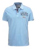 Marken-Poloshirt hellblau