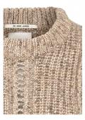 Marken-Pullover beige