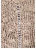 Marken-Pullover beige