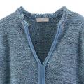 Marken-Pullover blau