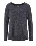 Marken-Pullover blau-meliert