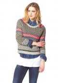 Marken-Pullover bunt