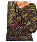 Marken-Pullover bunt