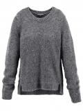 Marken-Pullover dunkelgrau