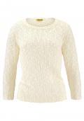 Marken-Pullover ecru