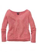 Marken-Pullover koralle