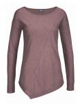 Marken-Pullover mit Kette mauve