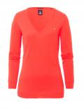 Marken-Pullover neonorange