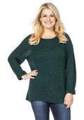 Marken-Pullover petrol