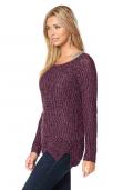 Marken-Pullover pflaume