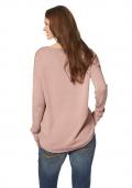 Marken-Pullover rosé-grau