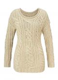 Marken-Pullover vanille