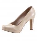 Marken-Pumps creme