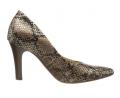 Marken-Pumps taupe-metallic