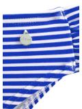 Marken-Push-Up-Bikini weiß-blau A-Cup