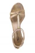 Marken-Sandalette gold