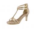 Marken-Sandalette gold