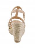 Marken-Sandalette mit Strass nude