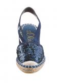 Marken-Sandalette navy