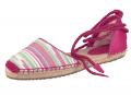 Marken-Sandalette pink-bunt Größe 36