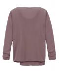 Marken-Seidenbluse mauve