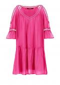 Marken-Seidenkleid pink