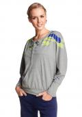 Marken-Shirt grau