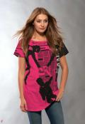 Marken-Shirt pink Musik hilft