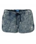 Marken-Shorts blau