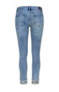 Marken-Skinny-Jeans ADRIANA blau-used 34 inch