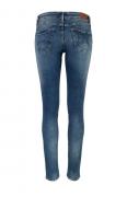 Marken-Skinny-Jeans blau-used 30 inch