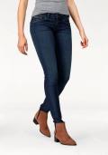 Marken-Skinny-Jeans dunkelblau 30 inch