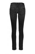 Marken-Skinny-Jeans schwarz-used W28/L30 inch