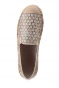 Marken-Slipper beige-goldfalben