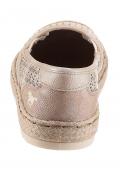 Marken-Slipper beige-goldfalben