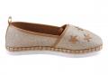 Marken-Slipper goldfarben