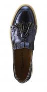 Marken-Slipper navy-metallic Gr. 41